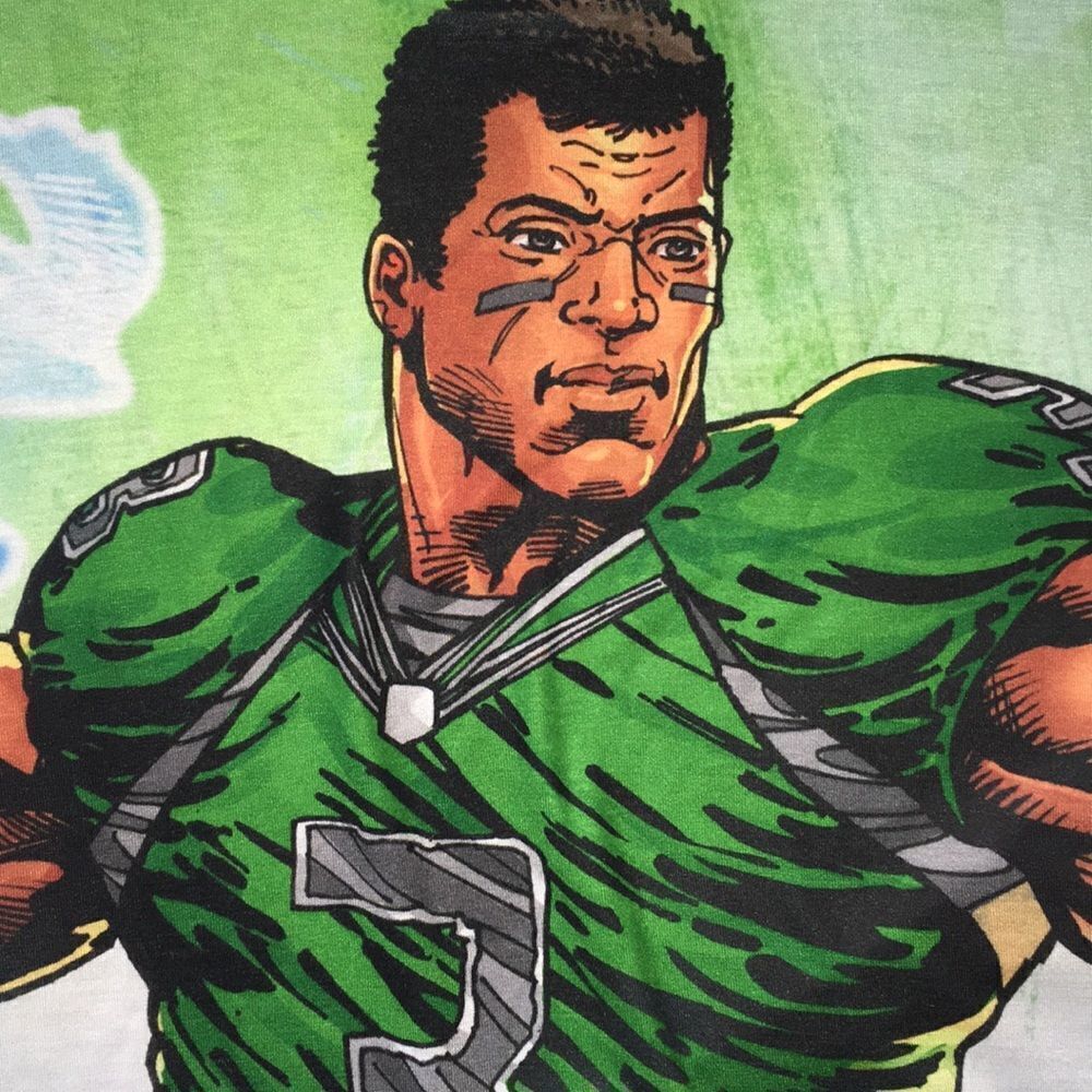 Russell Wilson Caricature hippie Tie Dye T Shirt